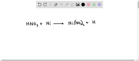 SOLVED: Write the balanced equation for the reaction of nitric acid and ...