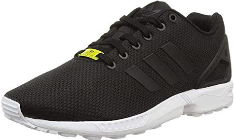 adidas Originals Men's ZX Flux Sneaker, Black/Black/White, 7.5 M US - FrenzyStyle