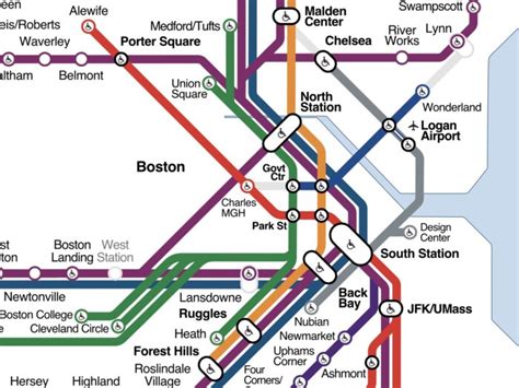 New England Transit Map - Stewart Mader