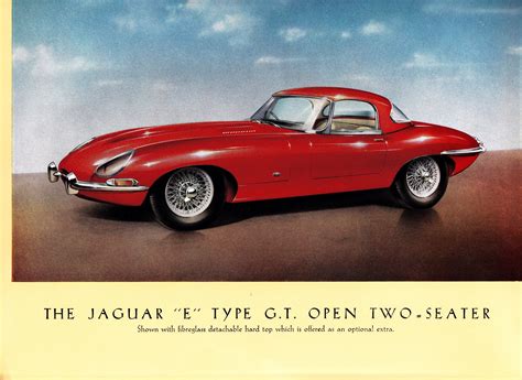 1961 Jaguar E Type brochure