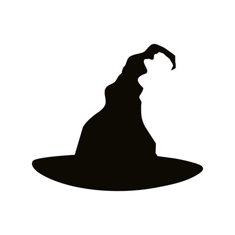 silhouette of witch hat for halloween 1911892 Vector Art at Vecteezy