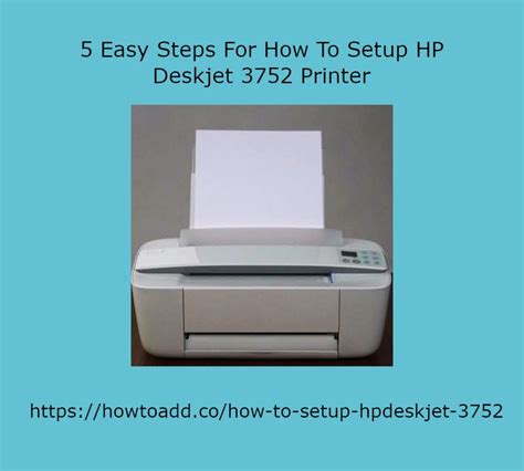 5 Easy Steps For How To Setup HP Deskjet 3752 Printer in 2021 | Setup, Printer, Color cartridges