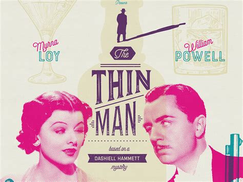 The Thin Man poster — Cheeky Design