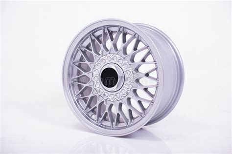 BMW E30 Style 5 15 Silver Alloy Wheel Stock Photo - Image of drive, alloy: 232478344