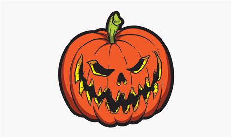 Evil Pumpkin Png - Scary Pumpkin Halloween , Free Transparent Clipart ...