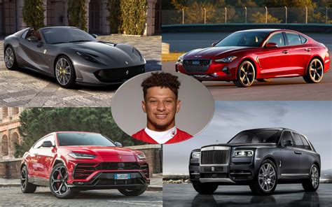 Voyez la collection de voitures de Patrick Mahomes, superstar de la NFL ...