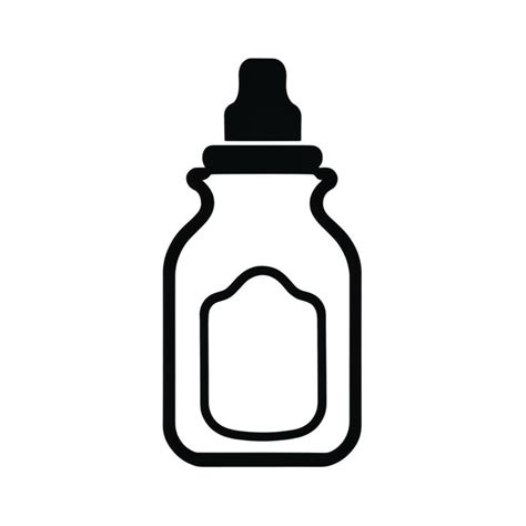 Baby Bottle Outline SVG - svgcollections.com