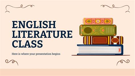 English Literature Class | Google Slides & PowerPoint