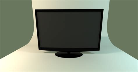 3d model plasma tv screen