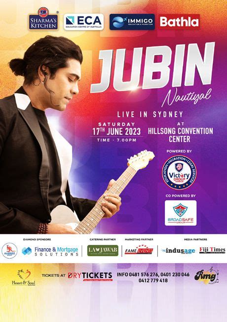 Jubin Nautiyal - Live Concert In Sydney - DryTickets.com.au