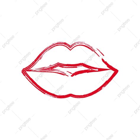 Lipstick Kiss Vector PNG Images, Beautiful Pink Lipstick Kiss Print ...