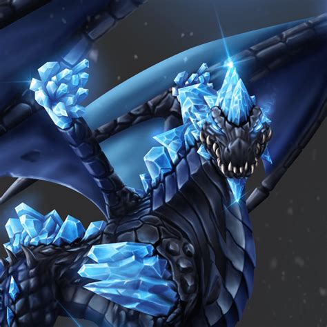 Frost Dragon, A Fantasy Art Created By Red Apple Technologies