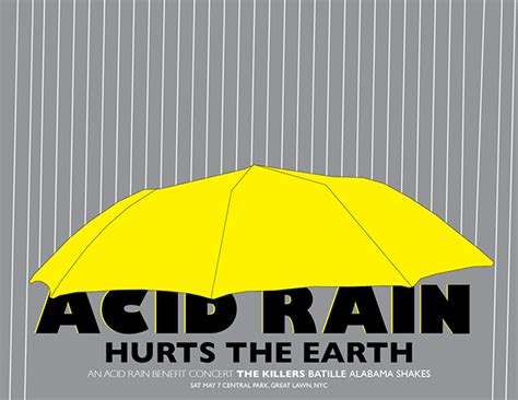 ACID RAIN CAMPAIGN POSTER :: Behance