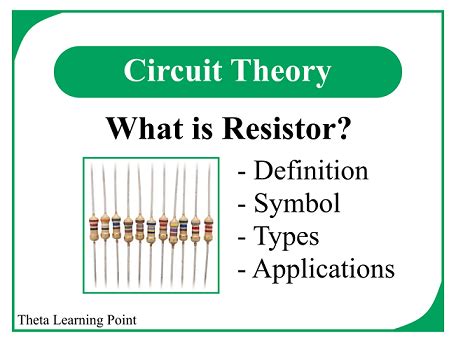What is a Resistor - Definition, Symbol, Types, and Applications