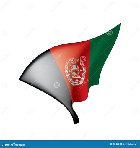 Afghanistan Flag, Vector Illustration Stock Vector - Illustration of flag, element: 124763346