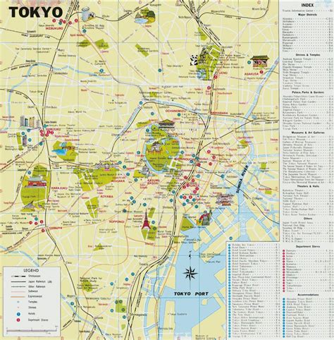 Large Tokyo Maps for Free Download and Print | High-Resolution and Detailed Maps