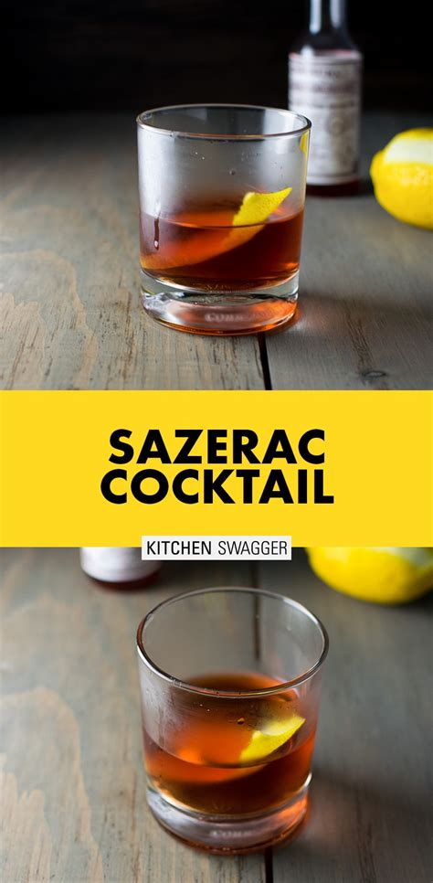 Sazerac Cocktail Recipe - Kitchen Swagger