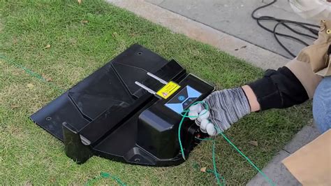 DEVVIS Robot Lawn Mower-How to Install the Virtual Wire With Charging ...