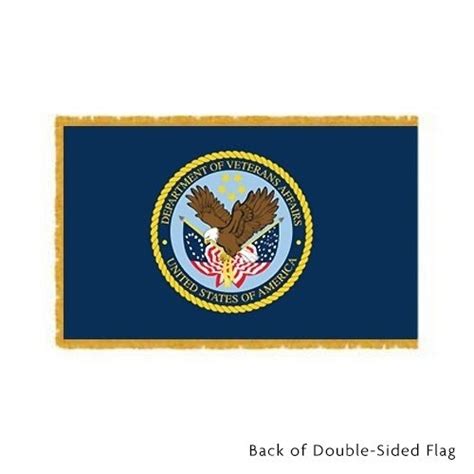 Department Of Veterans Affairs Embroidered Indoor Flag | Carrot-Top Flags