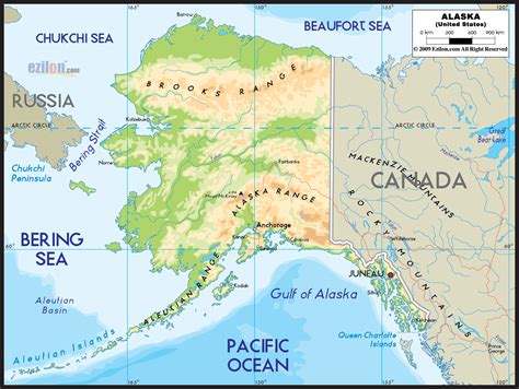 Alaska Map - ToursMaps.com