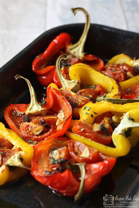 Roasted Peppers - Recipes Made Easy