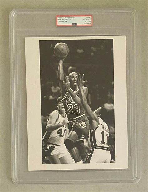 Michael Jordan Circa 1980's Original Type 1 8x10 Photo PSA/DNA Zeis ...