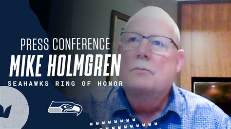 Mike Holmgren Seahawks Ring of Honor Press Conference - October 29