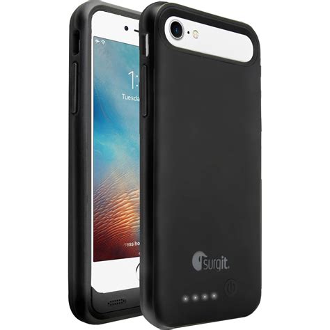 Surgit Battery Case for iPhone 7 Plus/8 Plus (Black)