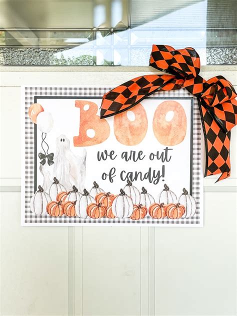 Printable Halloween Door Sign - Everyday Party Magazine