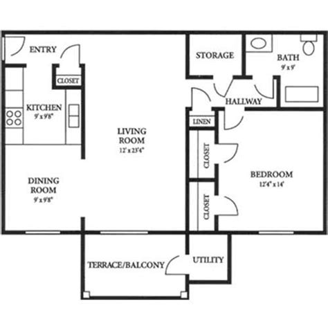 One & Two Bedroom Floor Plans | Georgetown Park Apartments