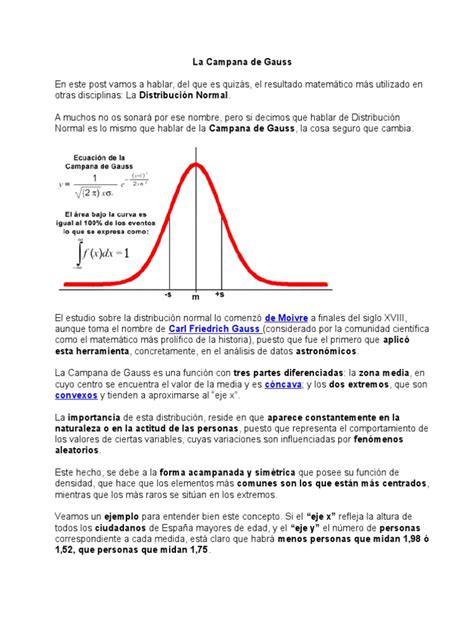 La Campana de Gauss 2 | Distribución normal | Función (Matemáticas)