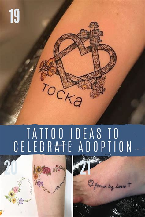 23 Adoption Tattoos Honoring Family and Love - tattooglee | Adoption tattoo, Adoption symbol ...