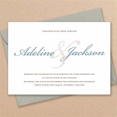 Neutral Wedding Invitations: diy wedding invitations