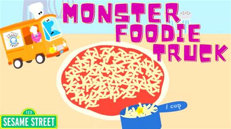 PBS kids | Monster Foodie Truck | Sesame Street | Game For Kids - YouTube