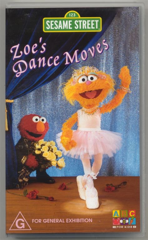 Sesame Street ZOE'S Dance Moves ABC VHS Video Paula Abdul 2000 | eBay