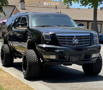 2007 Cadillac Escalade ESV Wheel Offset Super Aggressive 3"-5" Suspension Lift 7" | 1795888 ...