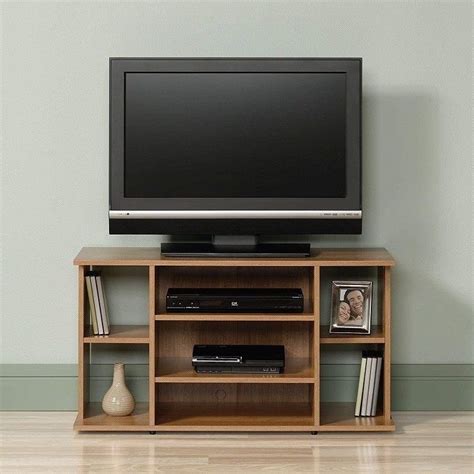 Small Bedroom Entertainment Center TV Cabinet Shelf Flat Screens Wood ...