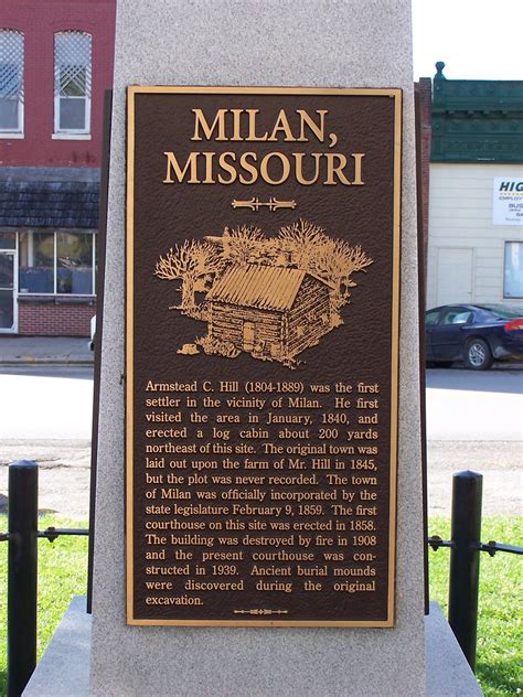 Milan Missouri Historical Marker | J. Stephen Conn | Flickr