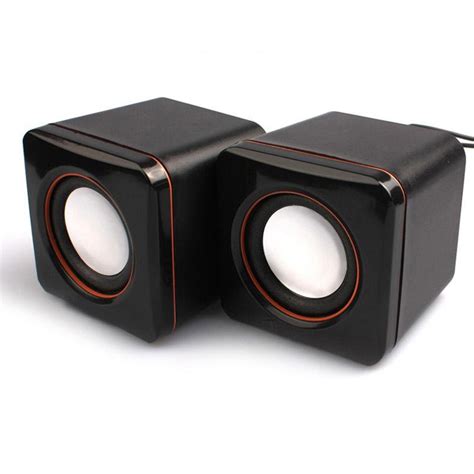 Mini USB Laptop Speakers Wired Laptop Speakers 2.0 Channel Small ...