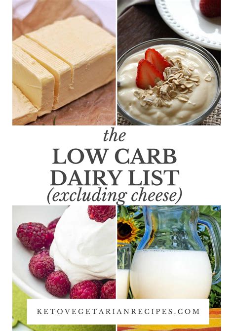 low carb dairy list - Keto & Low Carb Vegetarian Recipes