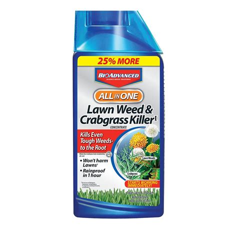 BAYER ADVANCED 32-Fl Oz Concentrate Weed Killer Plus Crabgrass Control at Lowes.com