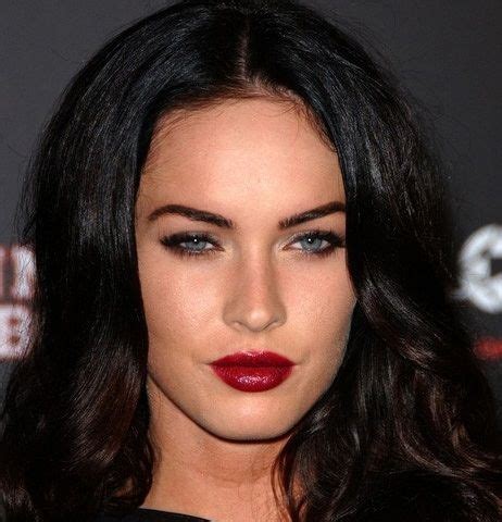 Megan Fox Burgundy Lipstick | Beauty hair makeup, Hair beauty, Goddess hairstyles