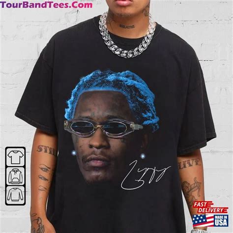 Young Thug Rap Shirt Merch Vintage 90S Y2k Album T-Shirt World Tour ...