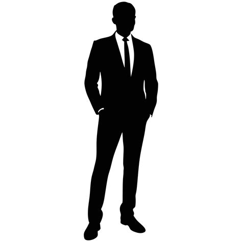 Business man pose silhouette illustration 98 46958696 Vector Art at ...