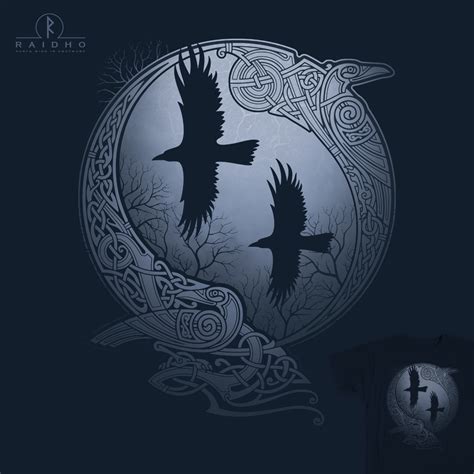 Odin's-ravens by RAIDHO-DMT on DeviantArt