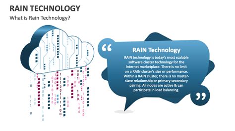 RAIN Technology PowerPoint and Google Slides Template - PPT Slides