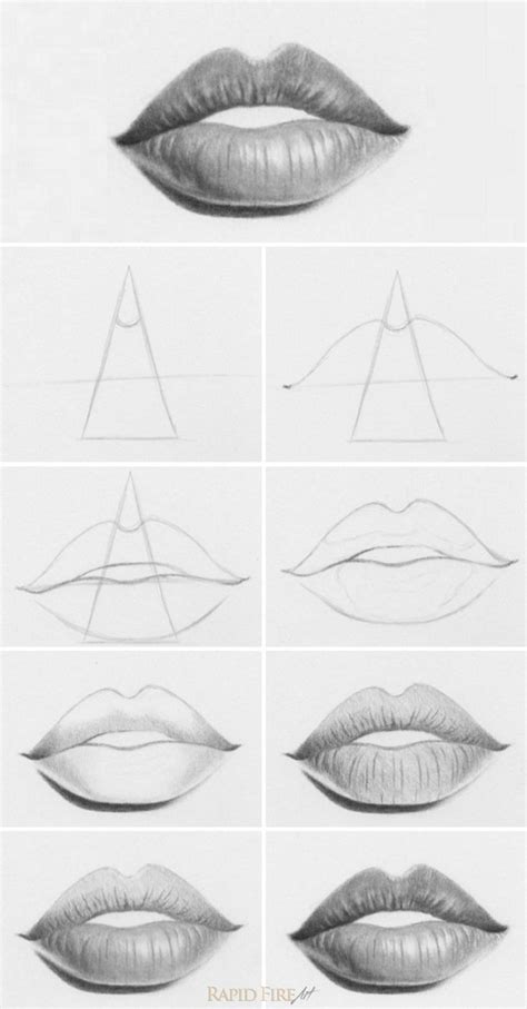 Tutorial: How to Draw Lips A very simple way to draw lips. You can even use this m | Lips ...