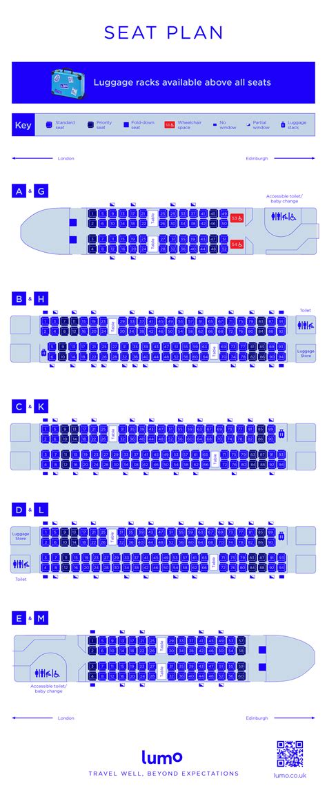 Lumo Seat Map - Economy Class & Beyond