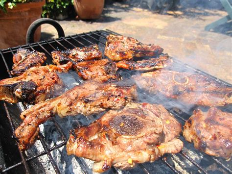 Braaivleis - South Africa. Various meats BBQ on wood fire. | Africa ...