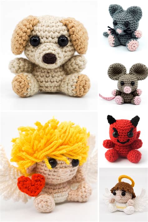 Mini Dog Crochet Pattern | Amigurumi PDF Pattern | Crochet patterns, Crochet animals free ...